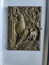 Plaque Ancienne Lion De