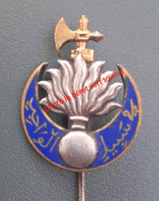 Insigne 19° Légion de Gendarmerie Algérie 1940 MINIATURE épingle émail ORIGINAL