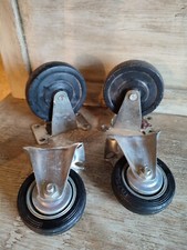 LOT DE 4  ROULETTES POUR MEUBLE Création Décoration Roue.. 