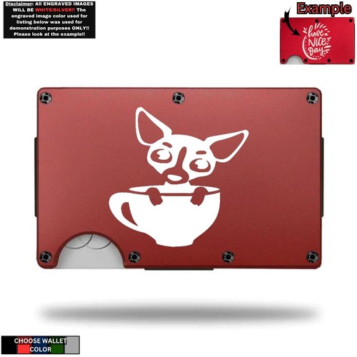 Chihuahua teacup wallet - chihuahua, a
