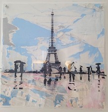 photographie tour Eiffel, oeuvre unique de l'artiste Florent TOUCHOT 50 x 50 cm