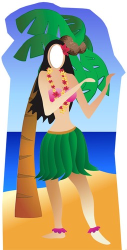 Hawaii hula girl - hula,