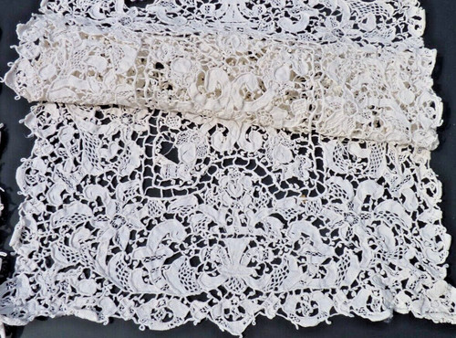Dentelle ancienne duo - duo, de