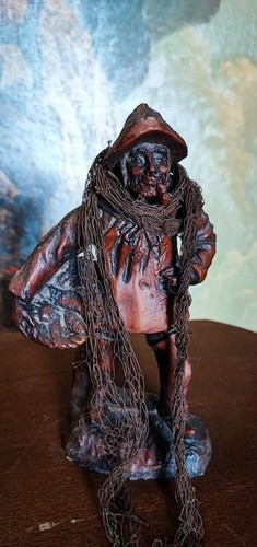 Figurine terre cuite marin - figurine, en
