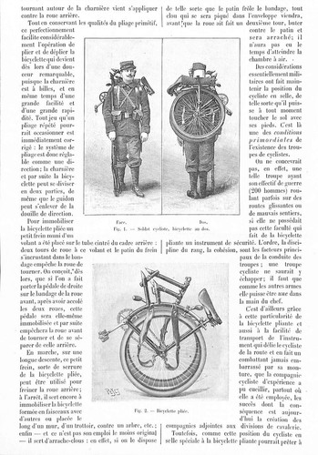 Bicyclette militaire pliante - pliante, /