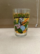 Verre Vintage Denver Le Dernier Dinosaure. Collection Rare 1988 Parfait État