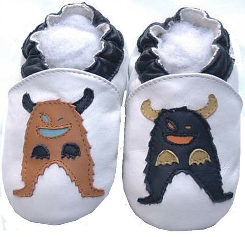 Chaussons cuir souple - en,