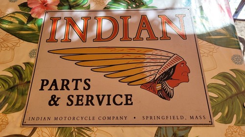 Plaque publicitaire indian - plaque,