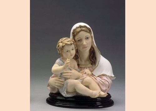 Statue buste madonna avec - statue,