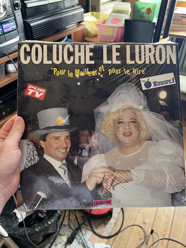 Disque vinyle thierry luron - le,