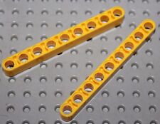 Lego Yellow Technic Liftarm 1x9 Thick ref 40490/sets 8455 42028 9396 42009 42030