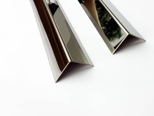 Cornière inox miroir sur - miroir,