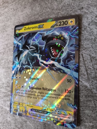 Carte pokémon zekrom - carte, ex