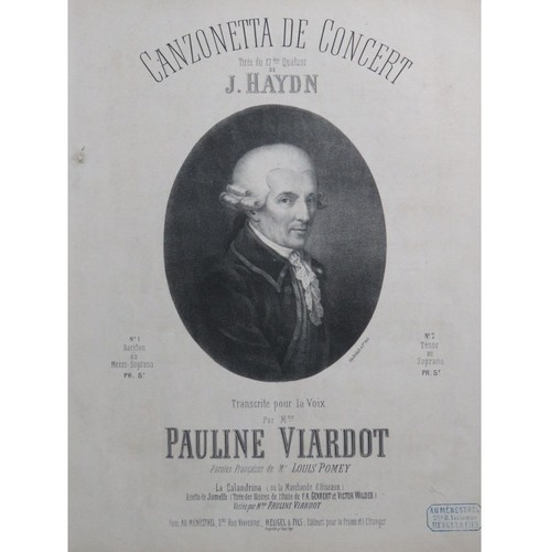 Viardot pauline canzonetta - viardot,