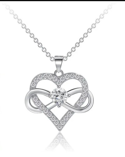 Joli collier argent - collier,