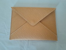 LOUIS VUITTON - POCHETTE  KIRIGAMI - CUIR EPI BEIGE -  NEUVE - AUTHENTIQUE
