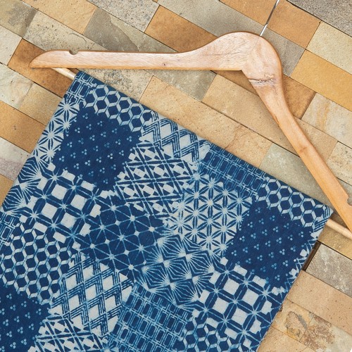 Tissu indien imprimé bloc
