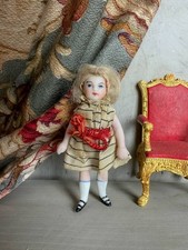 Mignonette French Type  Poupée Ancienne Porcelaine All Bisque Doll Mignonnette