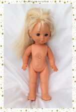 Poupée Cheveux Blonds Qui Poussent Yeux Bleu Jesmar 1989