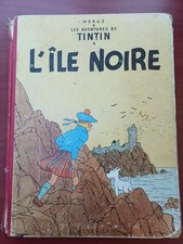 L'île noire - 4ème plat B9 - 1954 - Casterman - cote BDM 220€ (2)