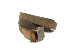 Ancienne bretelle sangle Cuir pour Fusil militaire Mauser Allemand ww1 ww2