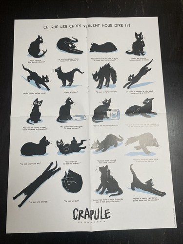 Affiche que les chats - -, ce