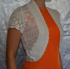 boléro blanc taille S - très bon état