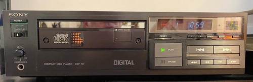 Sony cdp 101 restaurée - sony,