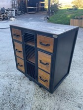 Buffet portes faux tiroirs