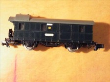 Wagon ROCO voyageur ou postal omnibus ? HO OO ??? largeur voie 13 mm bon état