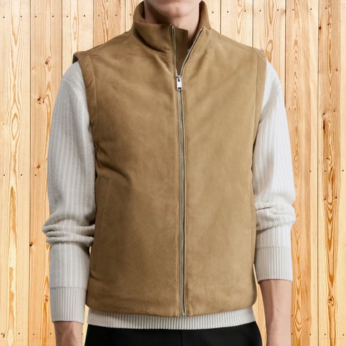 Leather junction gilet homme - leather,