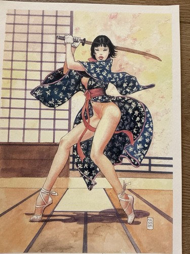 Milo manara pencil - •milo, pencil-signed