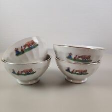 Bols Anciens Décor La Laitière Ferme Vache