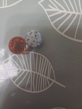 2 Billes Pépite Rouge Et