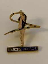 PIN'S GYMNASTIQUE FRANCE TELECOM FEMME BOURG 91 *****