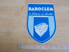 Autocollant Batterie BAROCLEM