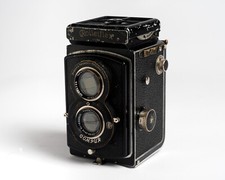 Rolleiflex Old Standard K2 622 Carl Zeiss Tessar 75mm f/3.5 w/Leather box