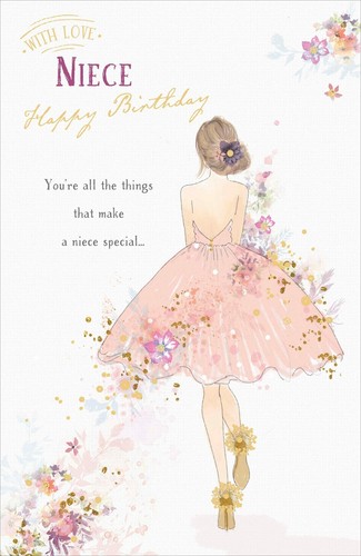 Carte anniversaire nièce - carte, d'anniversaire