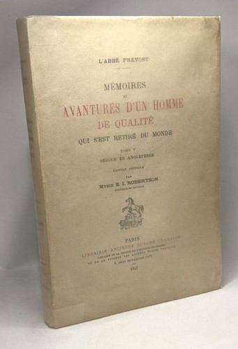 Mémoires avantures un - et,