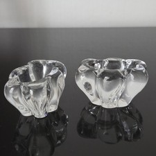 Daum paire salerons signés - paire,