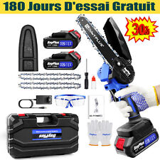 Scie à chaîne sans fil pour couper les branches scie à batterie Cutter DIY 4"/6"