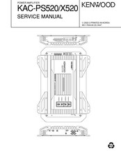 Service Manuel D'Instructions