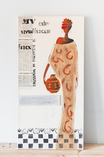 Tableau femme africaine style - femme,