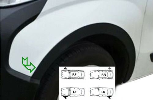 Noir mat extensions aile set - mat,