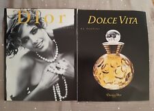 Publicité papier Parfum. Perfume Ad  C. Dior Dolce Vita de 1996