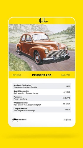 Peugeot 203 heller - 203,,