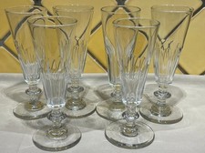 6 flutes à Champagne en cristal de BACCARAT - SAINT LOUIS modèle Caton