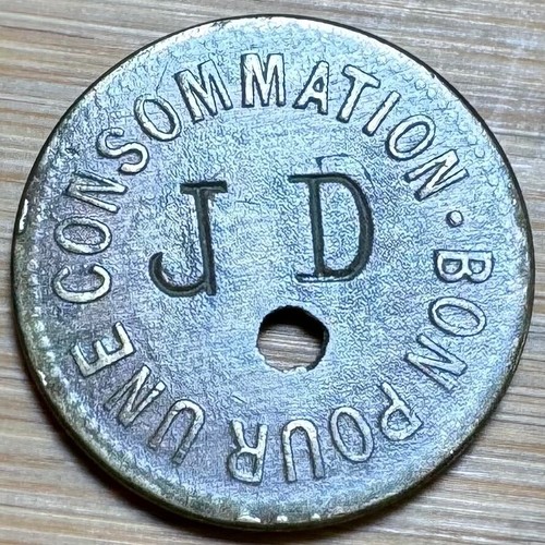 Jeton bon pour une - pour,
