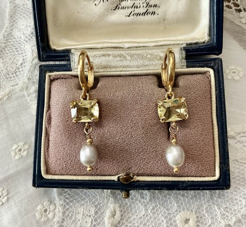 Citrine perle rose - perle,