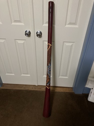 Decorated didgeridoo - decorated,